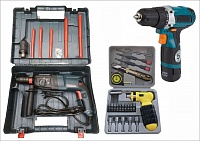 Перфоратор Shtenli 1120P (1120 Вт) со съемной головой + подарок набор инструментов + болгарка Shtenli GA 5030