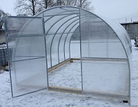 Теплица из поликарбоната Триумф Титан - 4 м (труба 25х20, шаг 0,5 метра)