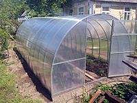 Теплица из поликарбоната Абсолют Титан - 4 м (труба 20х20, шаг 0,67 метр)