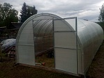 Теплица из поликарбоната Ферма-67 ТИТАН - 4 м (двойная труба 20х20, шаг 0,67 метра)